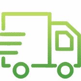digital truck shipping icon delivery